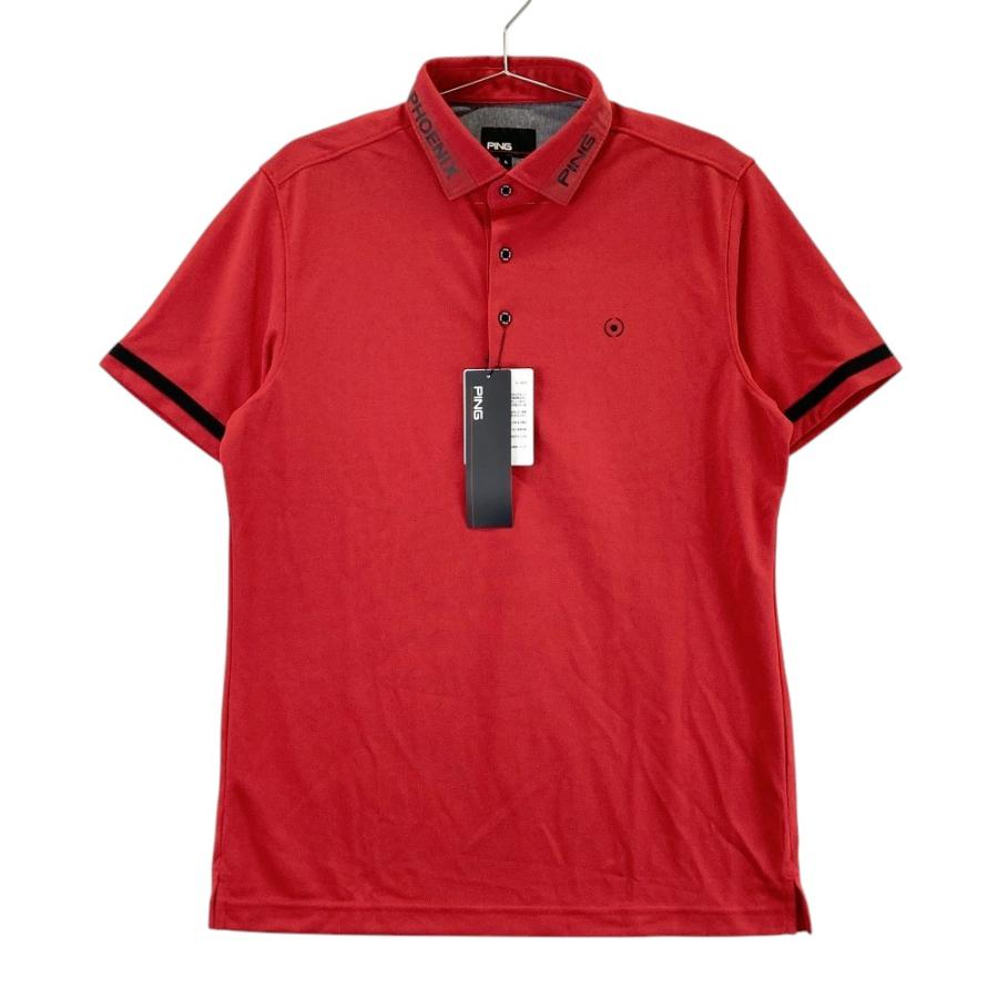 サイズ：L PING ピン 半袖ポロシャツ レッド系 [240101497968
