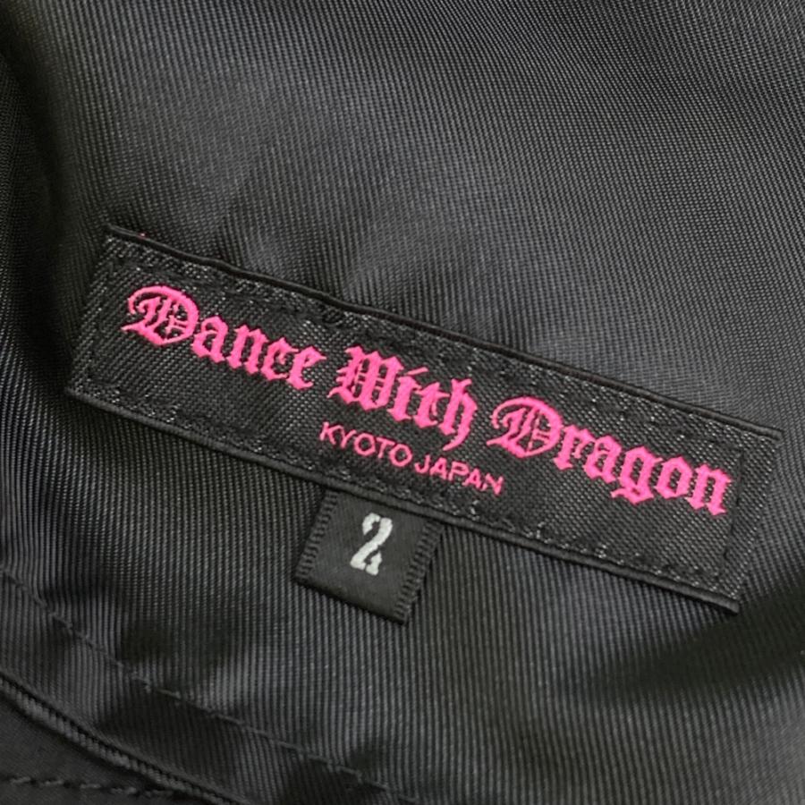 サイズ：2 DANCE WITH DRAGON ダンスウィズドラゴン  ロングパンツ 切替  ブラック系 [240101498001] ゴルフウェア レディース ストスト DANCE WITH DRAGON ダンスウィズドラゴン ロングパンツ 切替