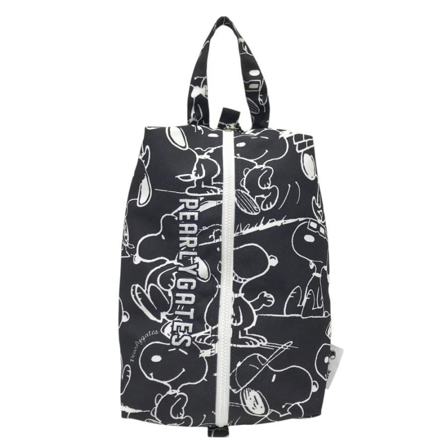 未使用 PEARLY GATES SNOOPYコラボ ゴルフシューズバッグ 未使用 PEARLY GATES SNOOPYコラボ ゴルフシューズバッグ パーリー