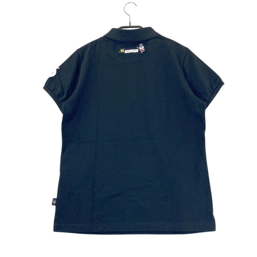 サイズ：0 PEARLY GATES パーリーゲイツ ×LINE FRIENDS 半袖ポロシャツ  ネイビー系 [240101481145] ゴルフウェア レディース ストスト PEARLY GATES パーリーゲイツ × LINE FRIENDS 半袖ポロシャツ