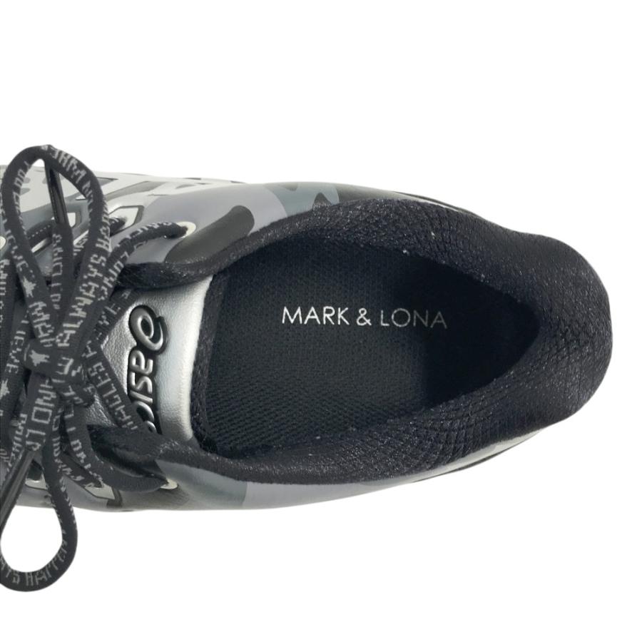 MARK&amp;LONA マークアンドロナ 1111A027 GEL-KAI ゴルフシューズ カモフラ柄 シルバー系 26 [240101492789] ゴルフウェア メンズ ストスト MARK&LONA マークアンドロナ 1111A027 ×ASICS GEL-KAI ゴルフ