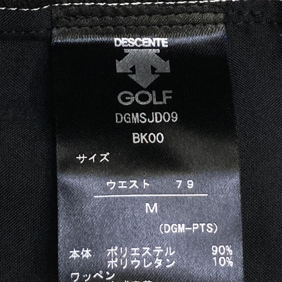 デサントゴルフ　春夏用ストレッチパンツ　黒　Mサイズ 新品】DESCENTE GOLF デサントゴルフ ストレッチパンツ ブラック