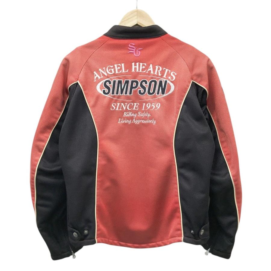 SIMPSON Angel Heart シンプソン メッシュジャケット WL SIMPSON シンプソン メッシュジャケット ANGEL HEARTS レッド系