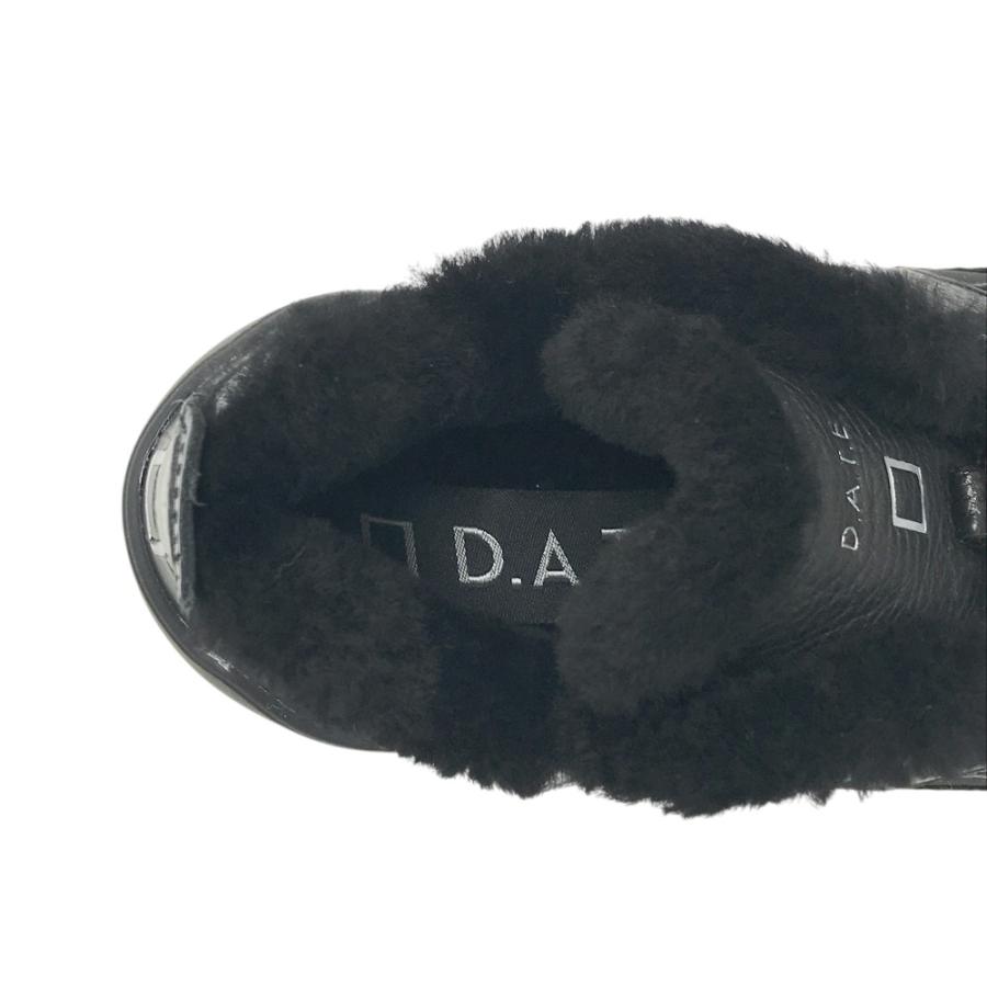 新品】D.A.T.E. デイト FUGA ファースニーカー ブラック系 24.5 