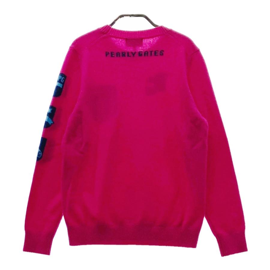 PEARLY GATES パーリーゲイツ カシミヤ ニットセーター ピンク系
