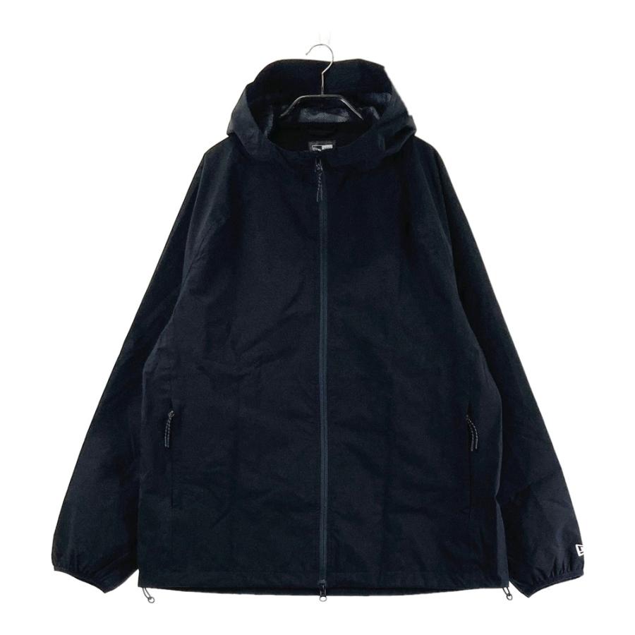 サイズ：LARGE NEW ERA ニューエラ  フード付き 裏メッシュ ジップジャケット  ブラック系 [240101500398] ゴルフウェア メンズ ストスト NEW ERA ニューエラ フード付き 裏メッシュ ジップジャケット ブラック