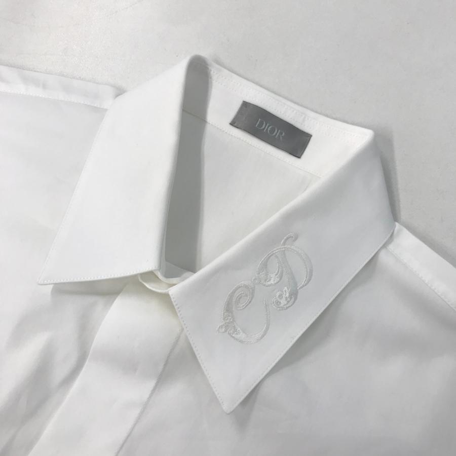 Dior HOMME ディオールオム 193C554A1581 長袖シャツ  ホワイト系 39 メンズの画像