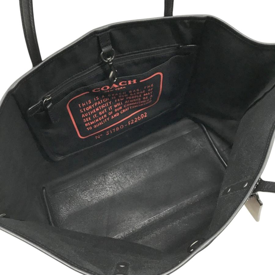 COACH（コーチ） F22692 レザー トートバッグ 車 カー ブラック系