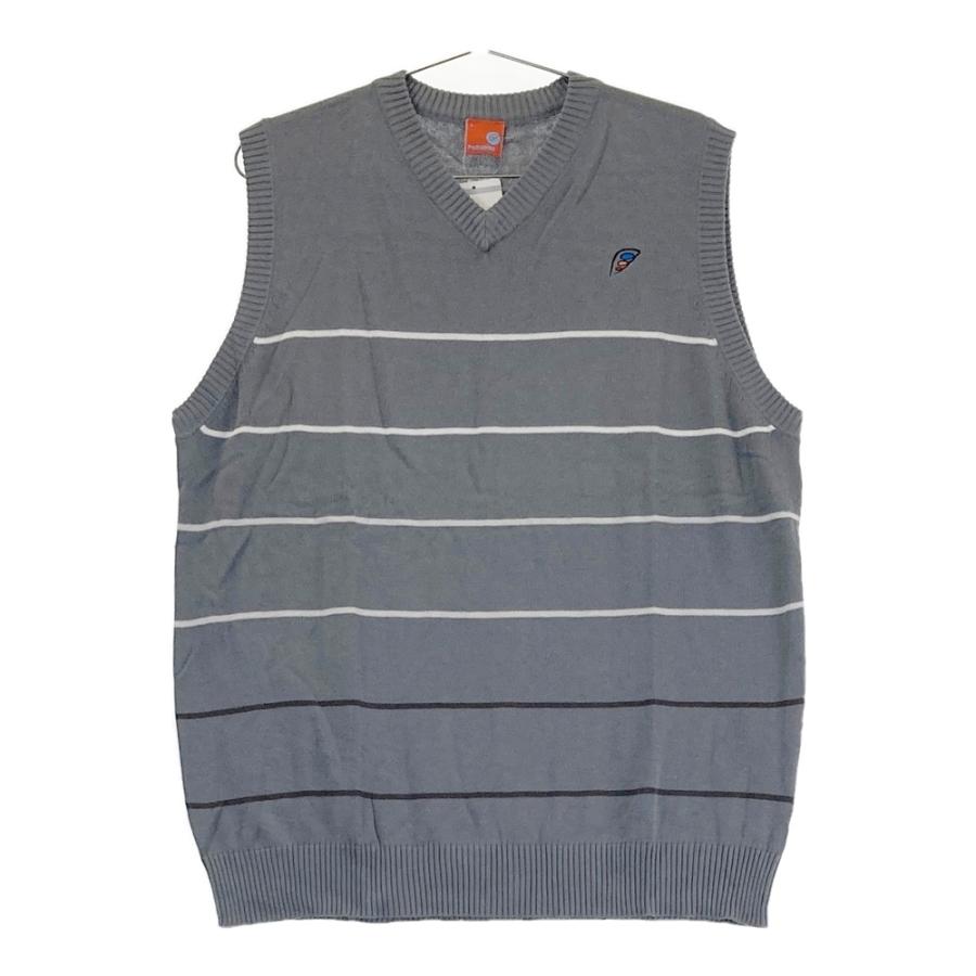 新品】PARADISO パラディーゾ ニットベスト グレー系 L ゴルフウェア