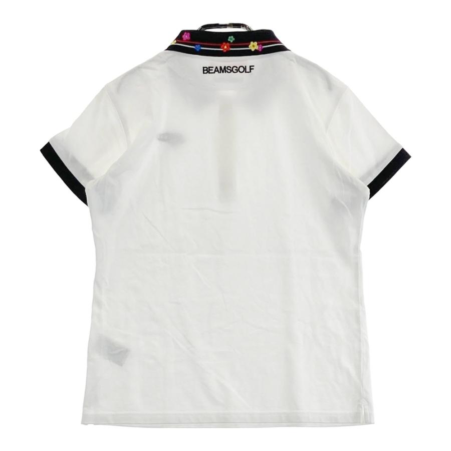 BEAMS GOLF ビームスゴルフ 半袖ポロシャツ ホワイト系 L ゴルフ