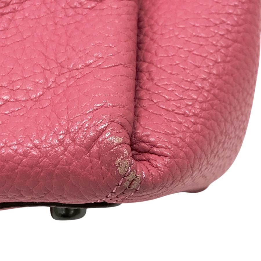 COACH（コーチ） 93811 2way レザー ショルダーバッグ ピンク系