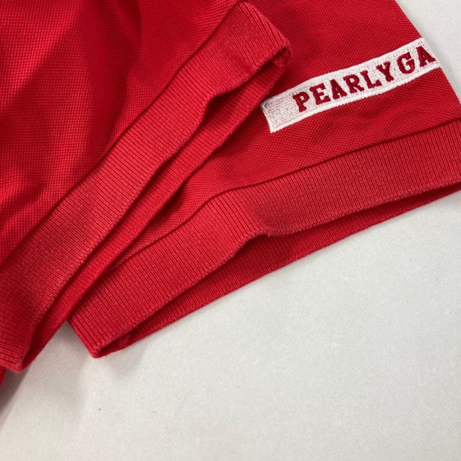 PEARLY GATES パーリーゲイツ 半袖ポロシャツ 赤 1 (M相当) PEARLY GATES パーリーゲイツ 半袖ポロシャツ レッド系 7 ゴルフ