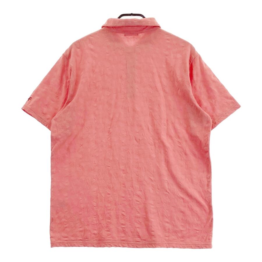 HEAL CREEK ヒールクリーク 半袖ポロシャツ 総柄 ピンク系 52 ゴルフ