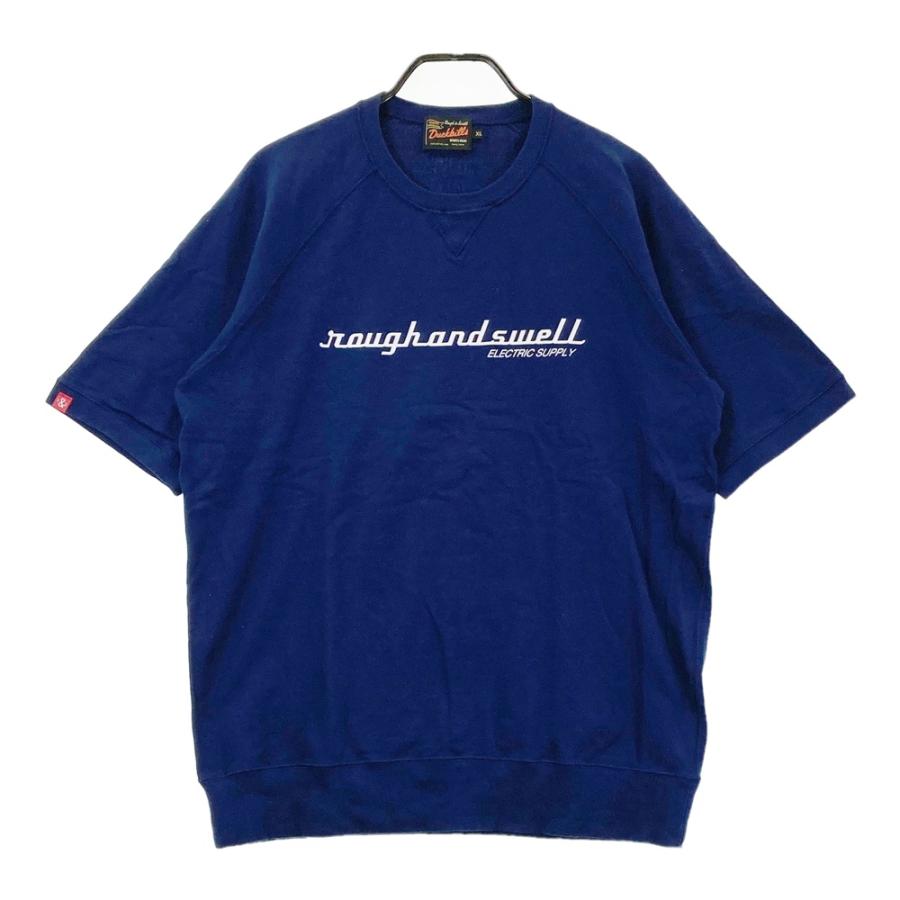 ROUGH&SWELL ラフアンドスウェル 半袖 スウェットトレーナー ネイビー