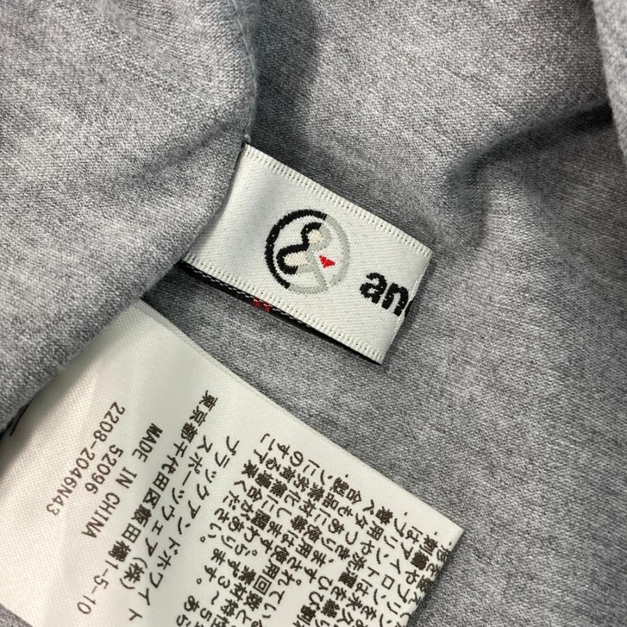サイズ：M AND PER SE アンパスィ  ハイネック 半袖Tシャツ  グレー系 [240101501707] ゴルフウェア レディース ストスト AND PER SE アンパスィ ハイネック 半袖Tシャツ グレー系 M