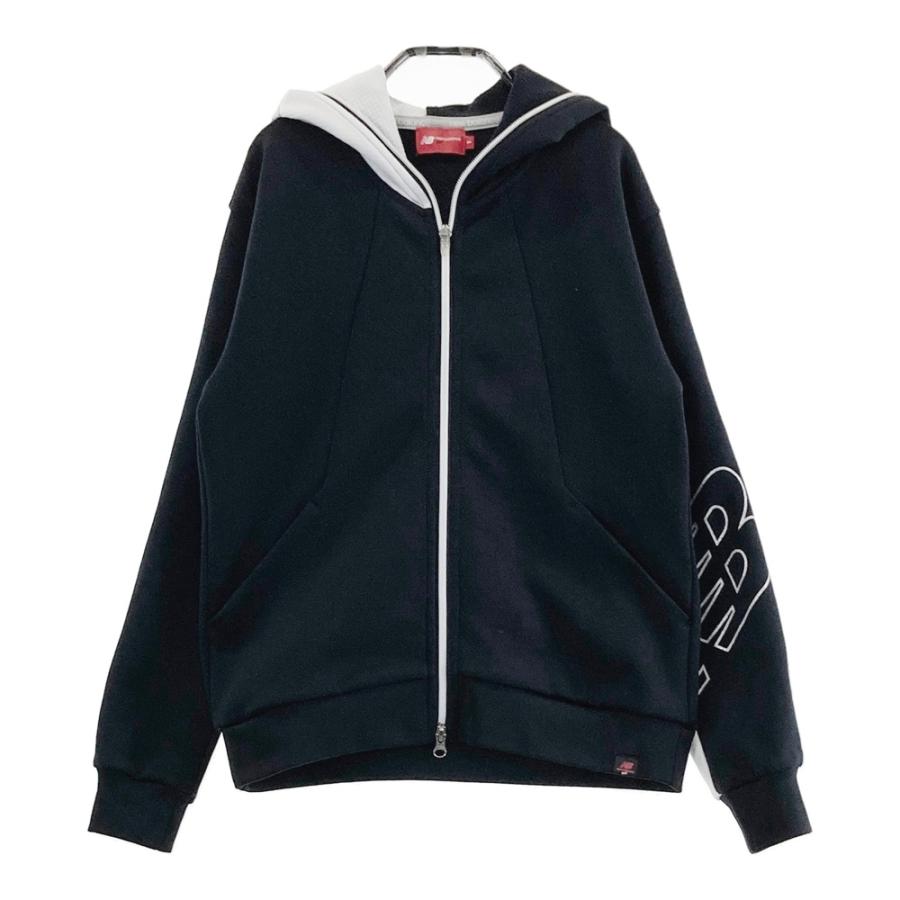 New Balance ゴルフ　ブラック フード付きジャケット NEW BALANCE GOLF ニューバランス フード付 ジップジャケット ブラック