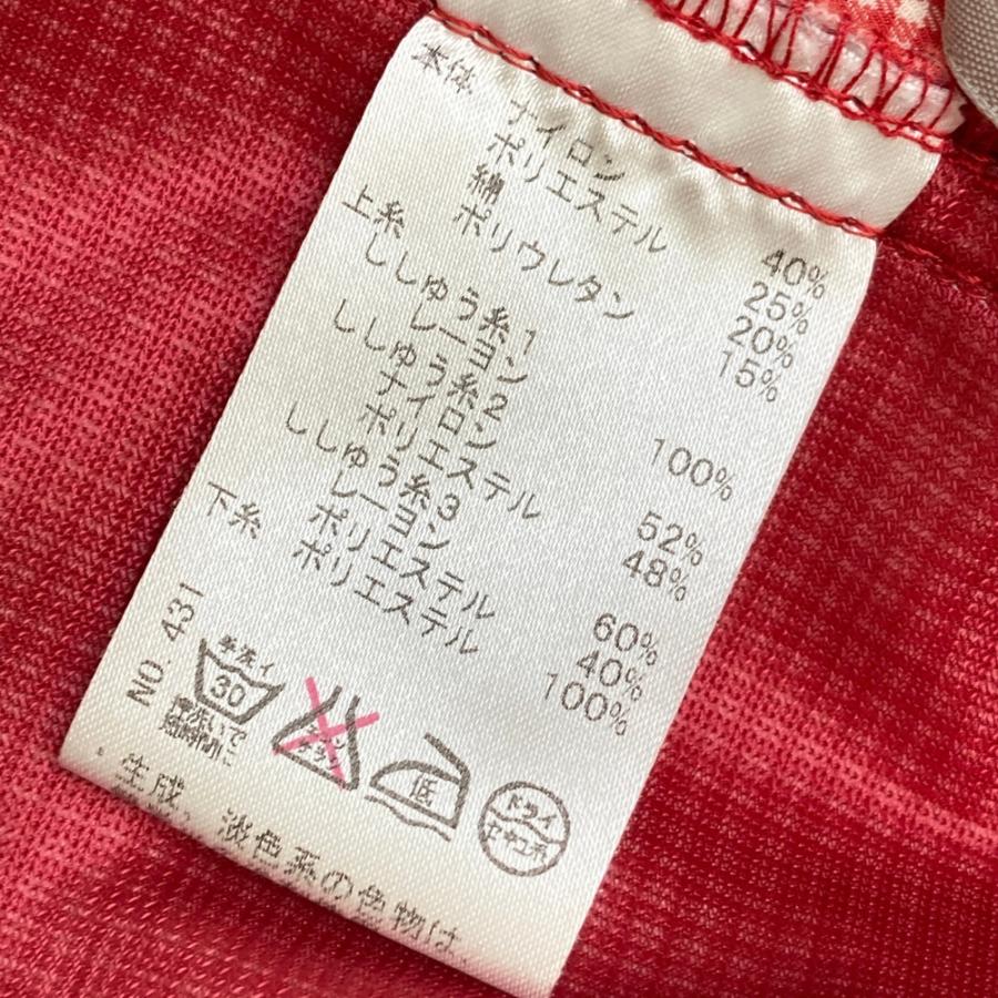 HEAL CREEK ヒールクリーク ストレッチパンツ チェック柄 レッド系 38