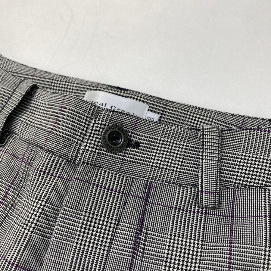 ★ヒールクリークゴルフ　グレンチェックレディースパンツサイズ４０新品★ HEAL CREEK ヒールクリーク ストレッチパンツ グレンチェック柄 グレー