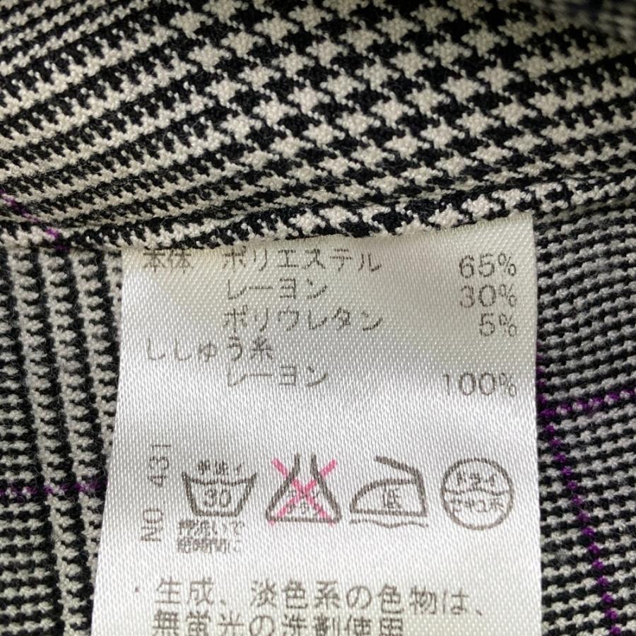 HEAL CREEK ヒールクリーク ストレッチパンツ グレンチェック柄 グレー