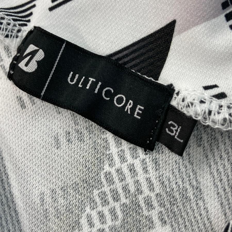 サイズ：3L BRIDGESTONE GOLF  ブリヂストンゴルフ ULTICORE 半袖ハイネックTシャツ  ブラック系 [240101442393] ゴルフウェア メンズ ストスト サイズ：3L BRIDGESTONE GOLF ブリヂストンゴルフ ULTICORE 半袖