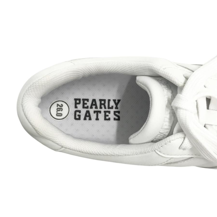 PEARLY GATES パーリーゲイツ 053-8992601 ローカット ゴルフシューズ   ホワイト系 26.0 ゴルフウェア メンズ_5