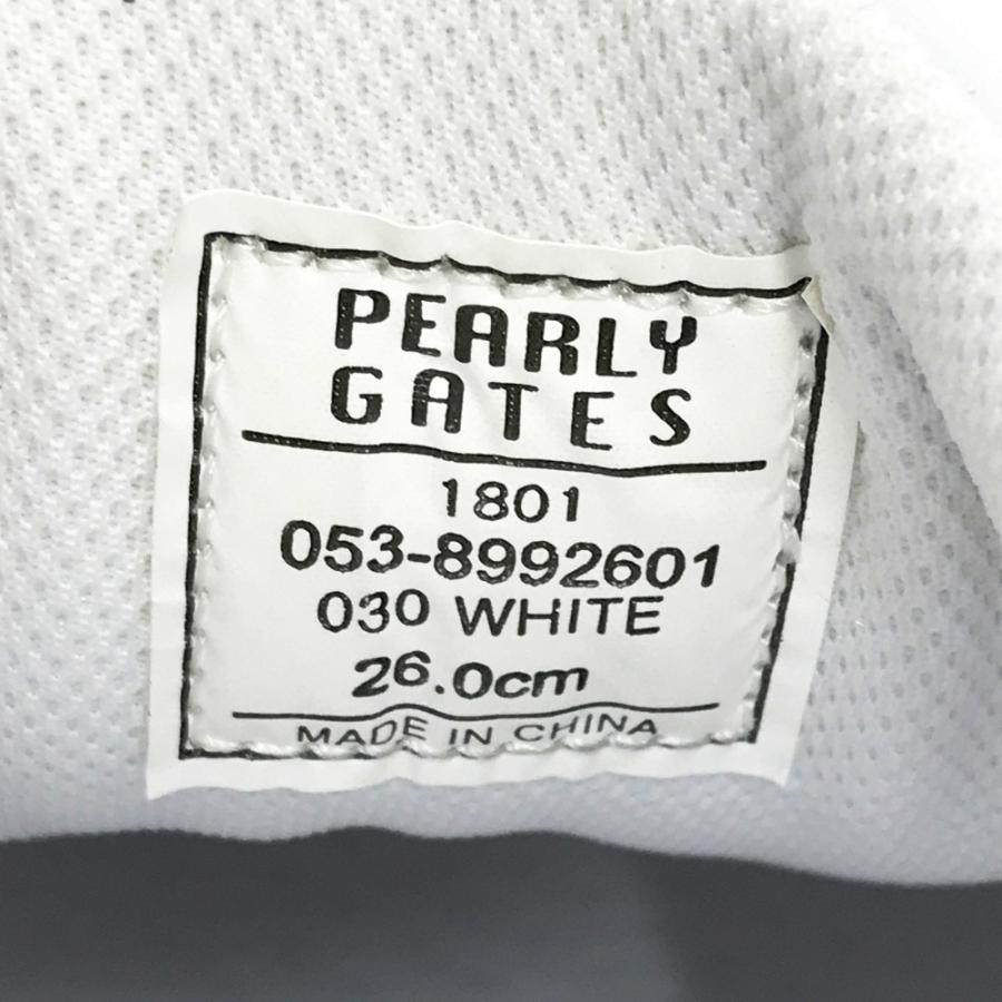 PEARLY GATES パーリーゲイツ 053-8992601 ローカット ゴルフシューズ   ホワイト系 26.0 ゴルフウェア メンズ_6