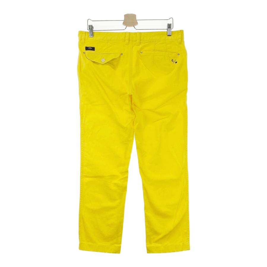 CALLAWAY キャロウェイ ストレッチパンツ イエロー系 LL ゴルフウェア