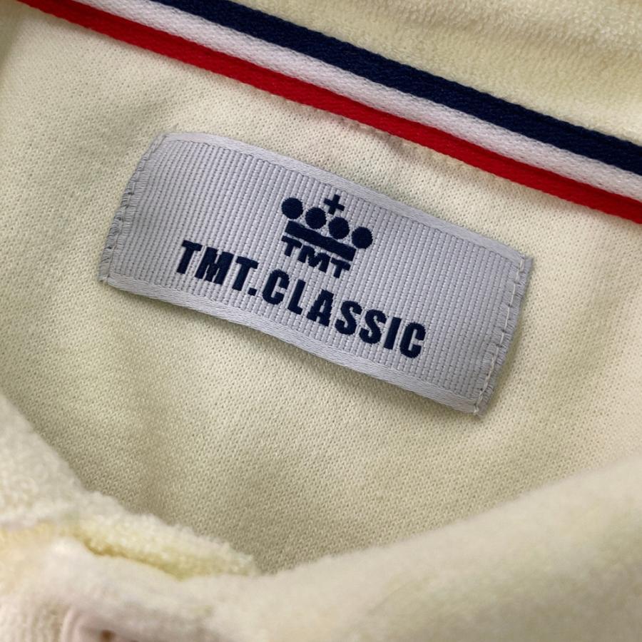 サイズ：XL TMT CLASSIC ティーエムティークラシック 2025年モデル 半袖ポロシャツ パイル地  イエロー系 [240101502495] ゴルフウェア メンズ ストスト TMT CLASSIC ティーエムティークラシック 2025年モデル 半袖