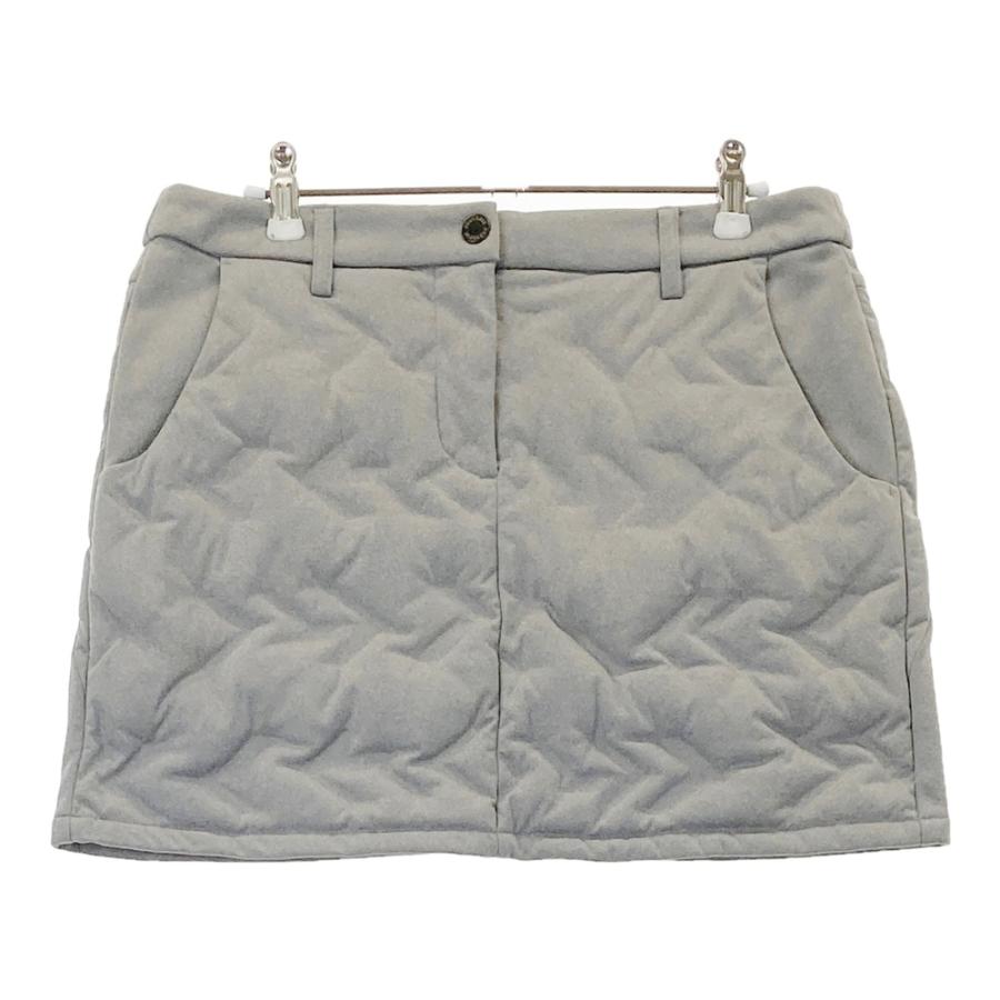 DESCENTE GOLF デサントゴルフ ダウンスカート 裏起毛 薄グレー M DESCENTE GOLF デサントゴルフ ダウンスカート グレー系 L