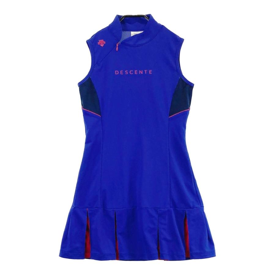 デサント　ゴルフ　ワンピース デサントゴルフ DESCENTE ゴルフ 開襟半袖ワンピース -デサント