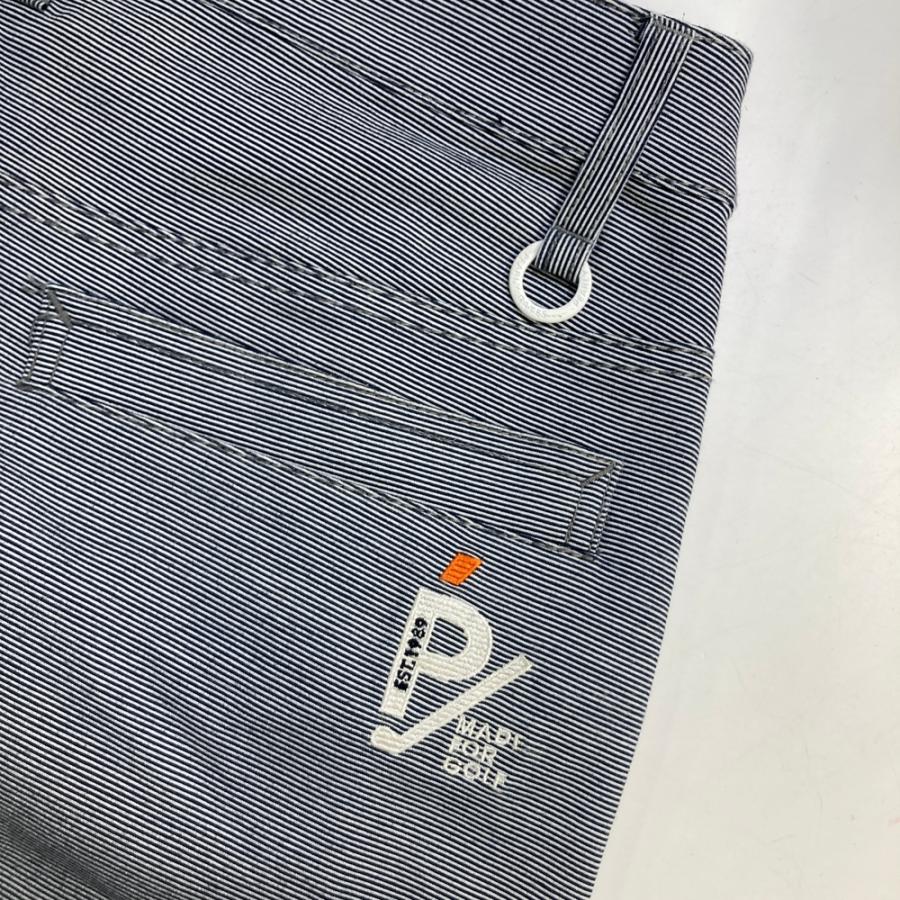 サイズ：2 PEARLY GATES パーリーゲイツ  ストレッチスカート ボーダー柄 ネイビー系 [240101502784] ゴルフウェア レディース ストスト PEARLY GATES パーリーゲイツ ストレッチスカート ボーダー柄 ネイビー