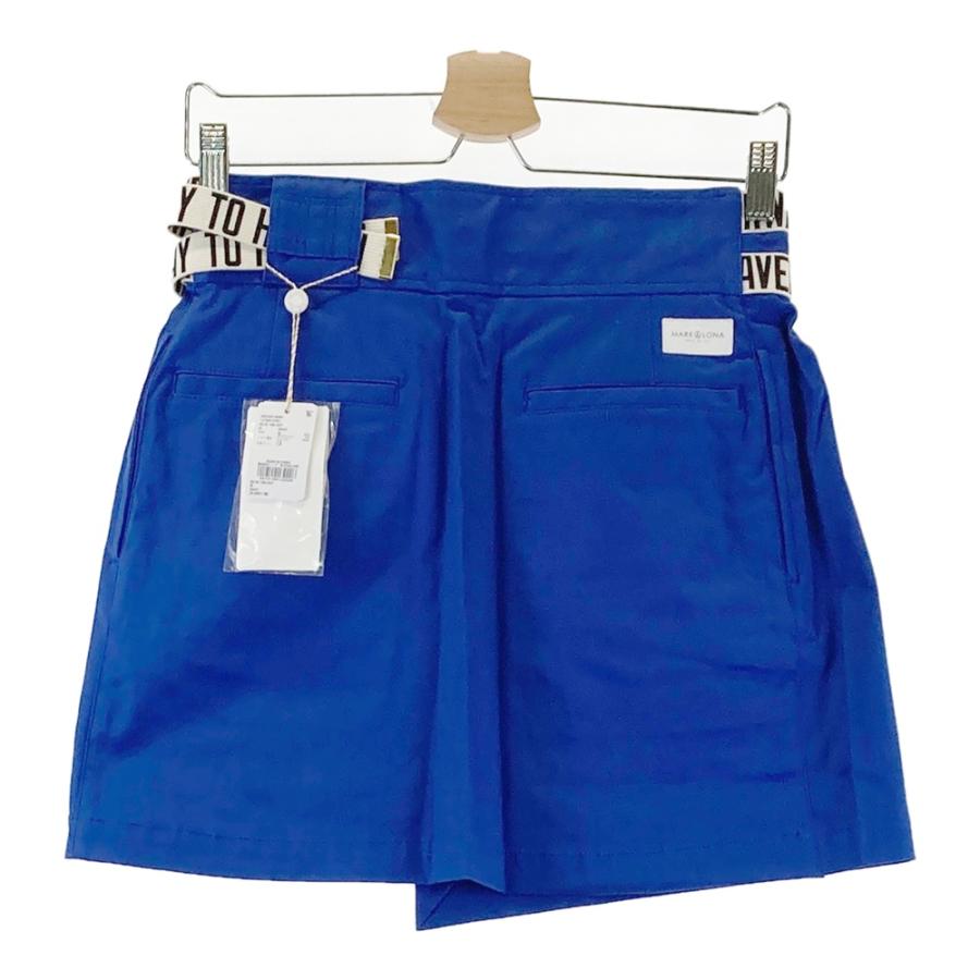 新品】MARK&LONA マークアンドロナ ストレッチスカート ブルー系