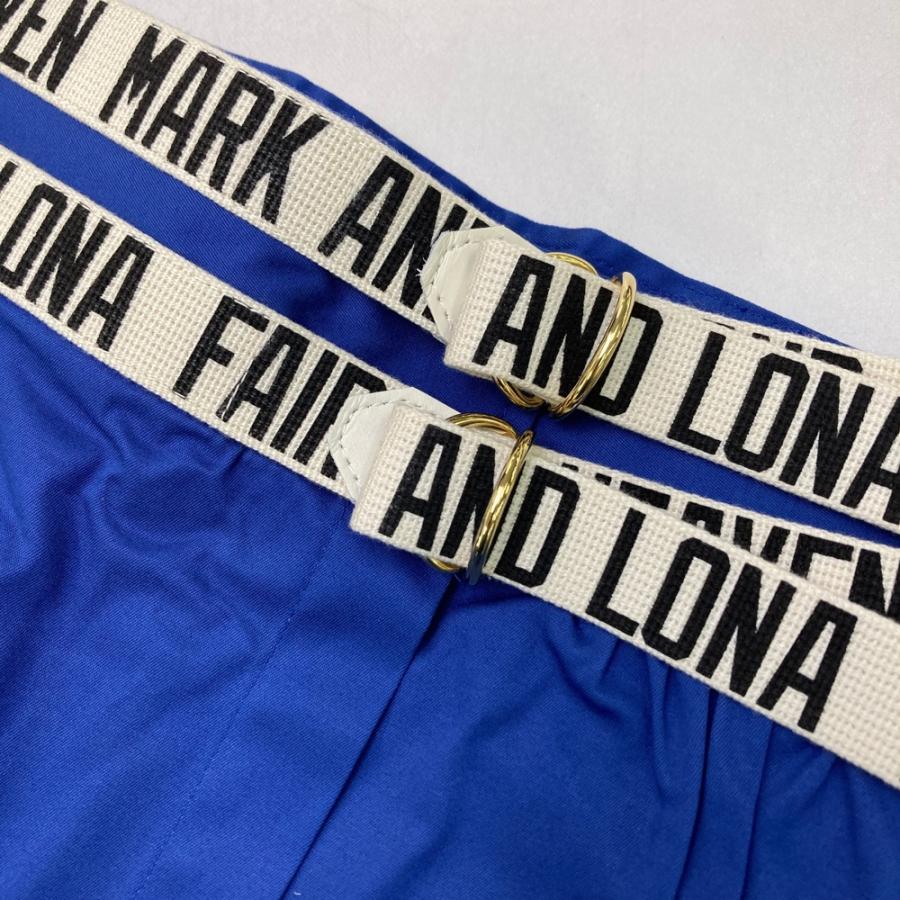 新品】MARK&LONA マークアンドロナ ストレッチスカート ブルー系