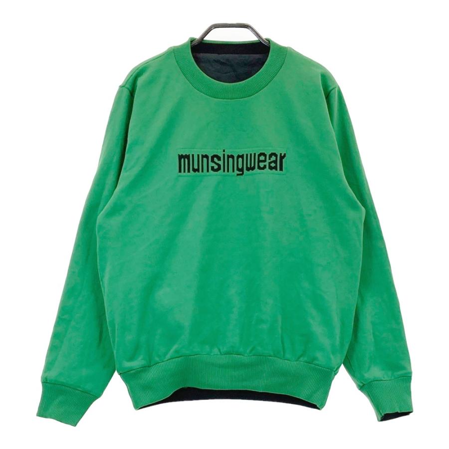 MUNSING WEAR マンシングウェア リバーシブル ニット グリーン系