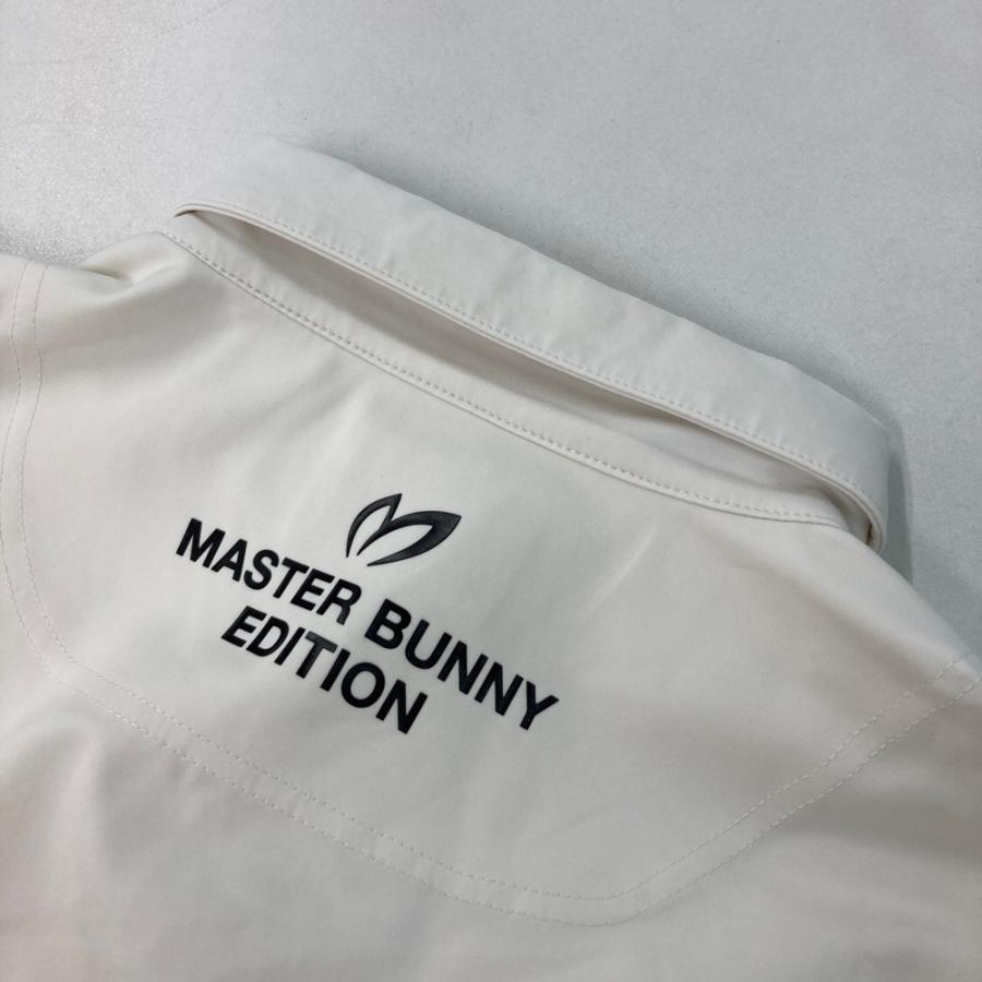 サイズ：6 MASTER BUNNY EDITION マスターバニーエディション  半袖ポロシャツ  ホワイト系 [240101503122] ゴルフウェア メンズ ストスト MASTER BUNNY EDITION マスターバニーエディション 半袖