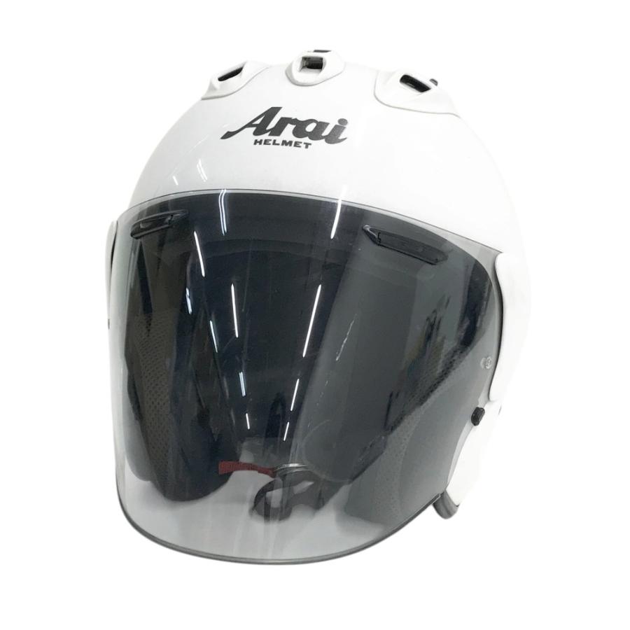 Arai ジェットヘルメット ホワイト59-60cm Lサイズ USED アライ ジェットヘルメット SZ-α3 【中古】Arai サイズ59.60cm