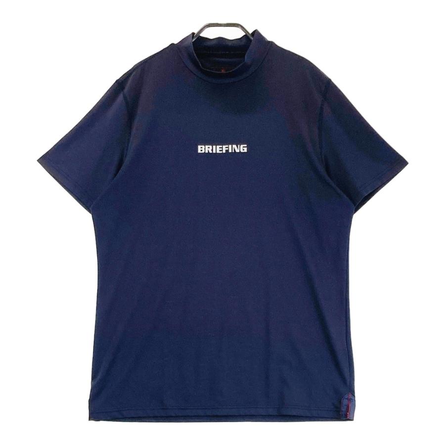 ブリーフィング　レディース　半袖　モックネック　ネイビー　M ブリーフィングゴルフ(BRIEFING GOLF) モックネック | レディース