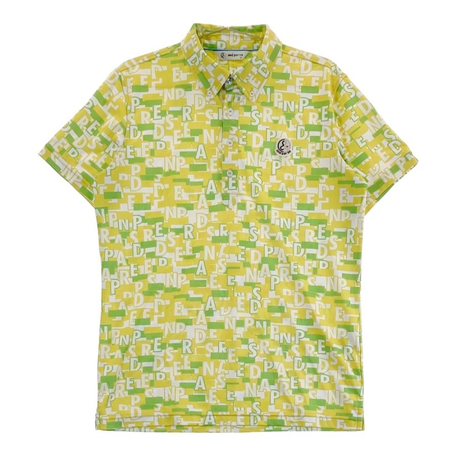 【新品】and per se サイズM グリーン 半袖 アンパスィ 未使用品 レディース アンパスィ and per se 半袖シャツ M 緑