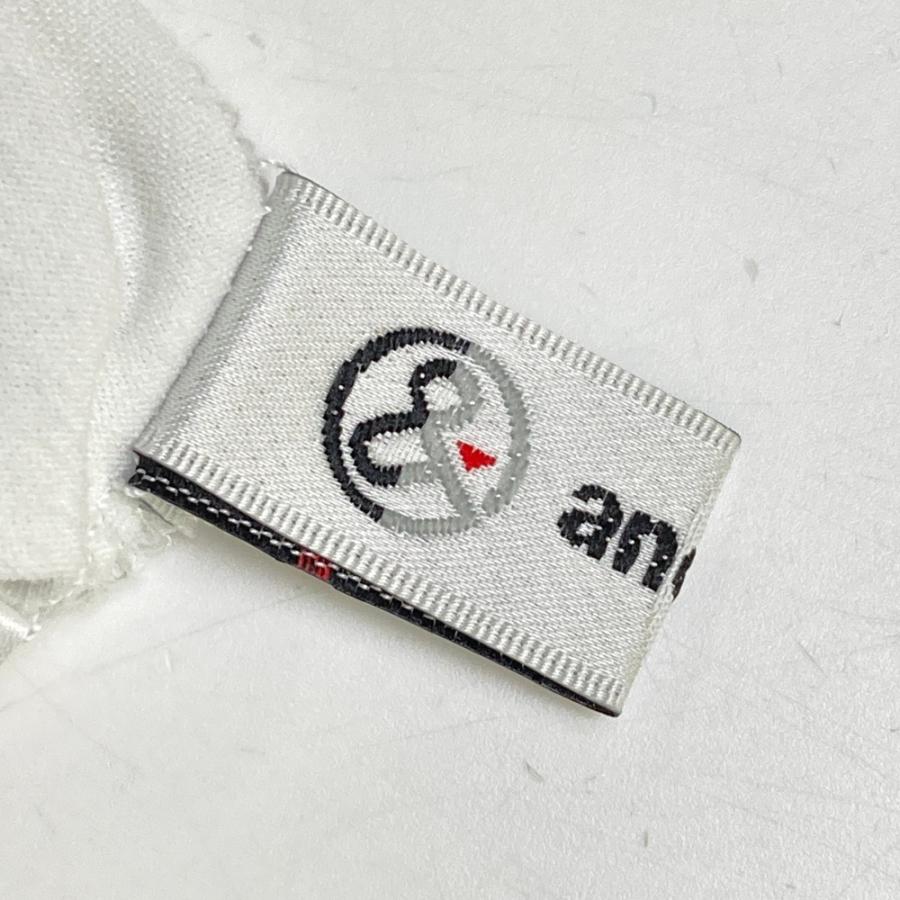 サイズ：L AND PER SE アンパスィ  ハイネック半袖Tシャツ  ホワイト系 [240101503785] ゴルフウェア レディース ストスト AND PER SE アンパスィ ハイネック半袖Tシャツ ホワイト系 L