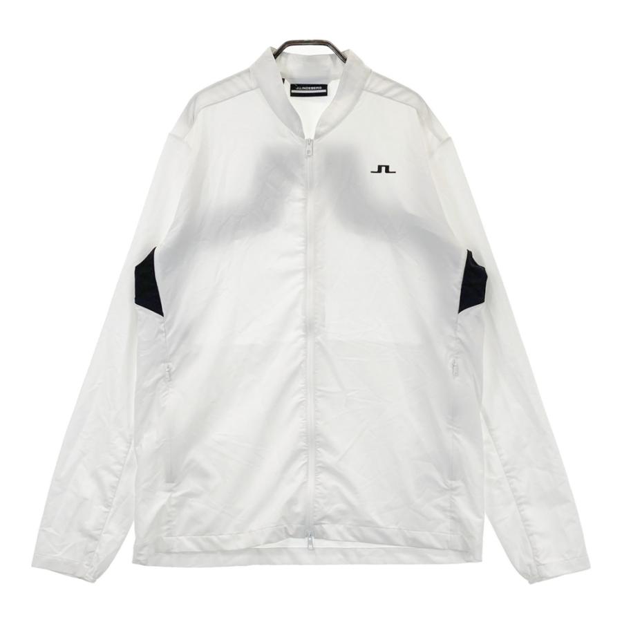 再再再値下げ新品　ジェイリンドバーグ　ジャケットXL メンズ 定価36300円 J.LINDEBERG ジェイリンドバーグ ジップジャケット ホワイト系
