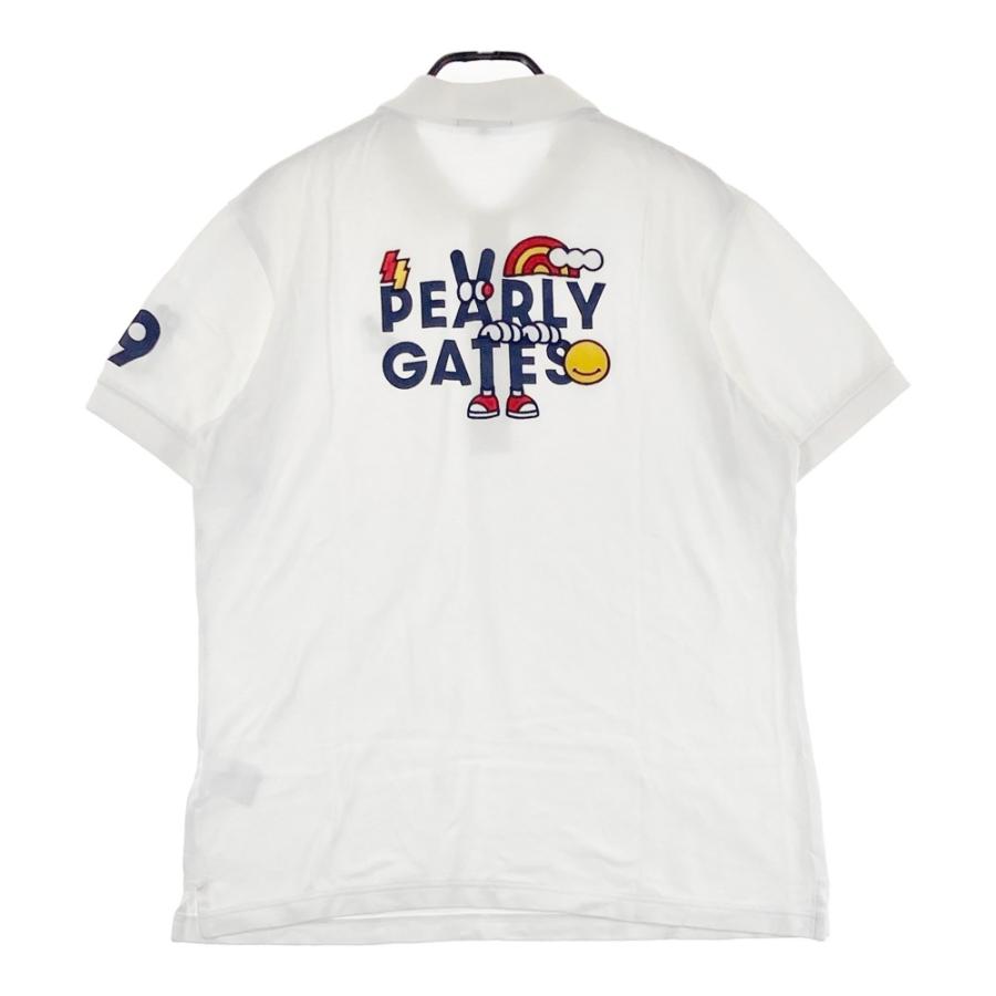 PEARLY GATES パーリーゲイツ 半袖ポロシャツ ホワイト系 6