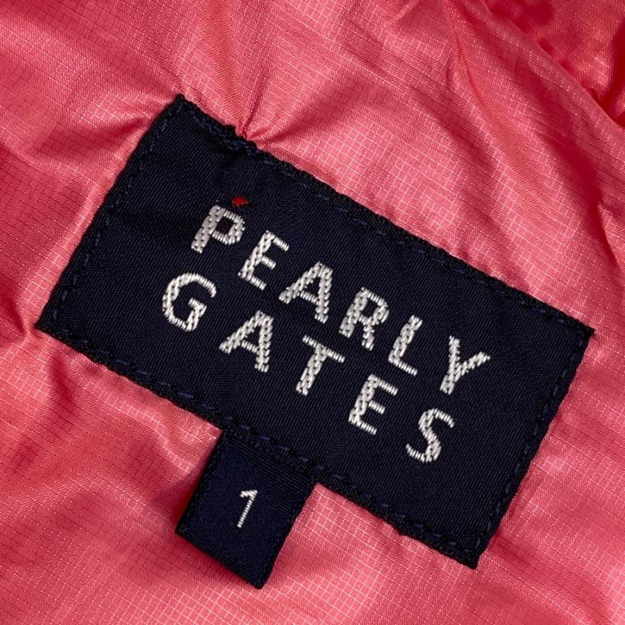 PEARLY GATES パーリーゲイツ 中綿ベスト 総柄 ピンク系 1 ゴルフ