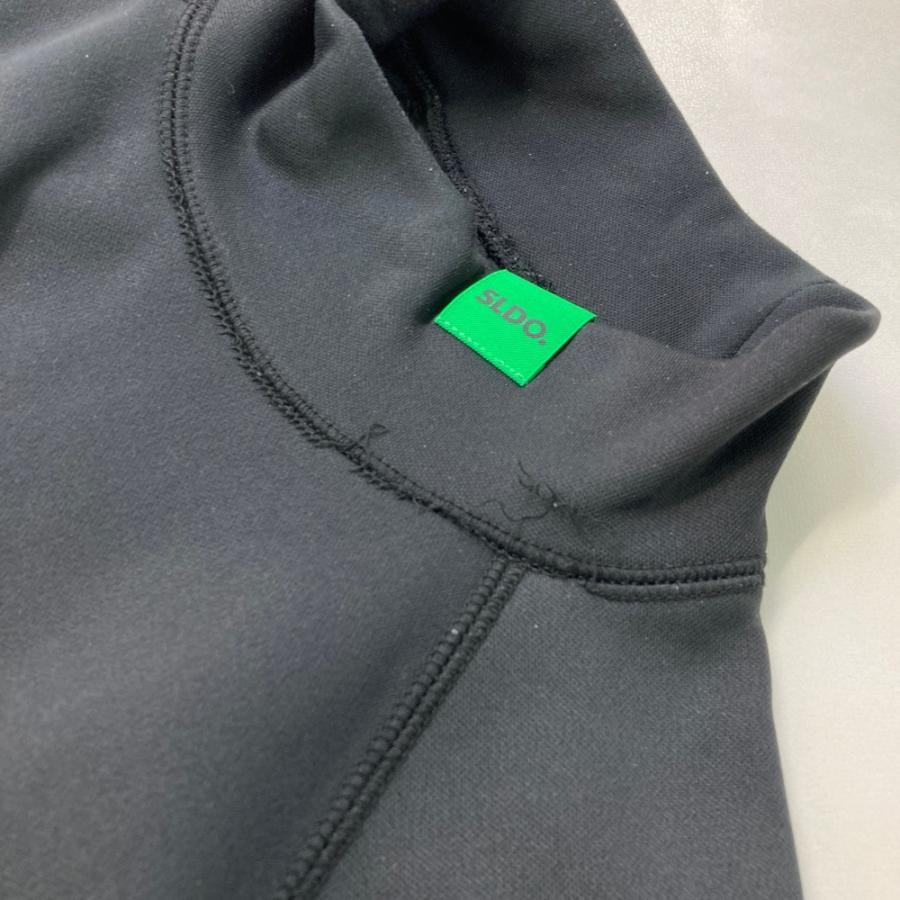サイズ：M SLDO. エスルド  裏起毛 ハイネック長袖Tシャツ  ブラック系 [240101503996] ゴルフウェア メンズ ストスト SLDO. エスルド 裏起毛 ハイネック長袖Tシャツ ブラック系 M