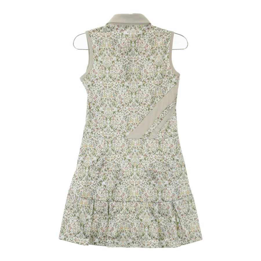 DESCENTE GOLF 花柄ノースリーブワンピース DESCENTE GOLF デサントゴルフ ノースリーブ ワンピース ボタニカル
