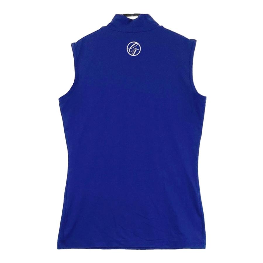 DESCENTE GOLF デサントゴルフ モックネックノースリーブシャツ M DESCENTE GOLF デサントゴルフ モックネック ノースリーブシャツ