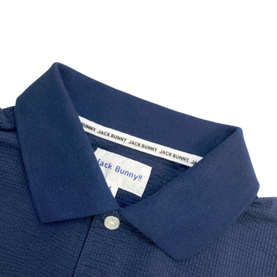 JACK BUNNY ジャックバニー 半袖ポロシャツ シアサッカー