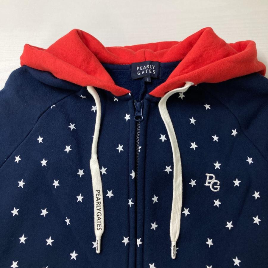 PEARLY GATES パーリーゲイツ 裏フリース スウェットパーカー PEARLY GATES パーリーゲイツ ; 裏フリース スウェット ジップ