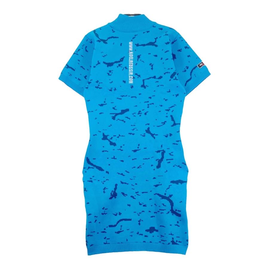 CALLAWAY キャロウェイ 半袖ポロワンピース 花柄 レッド系 L