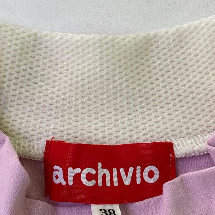 archivio（アルチビオ） ハイネック 長袖Tシャツ ピンク系 38 ゴルフ