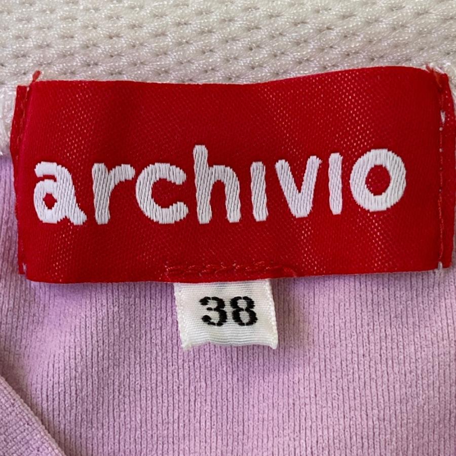 archivio（アルチビオ） ハイネック 長袖Tシャツ ピンク系 38 ゴルフ